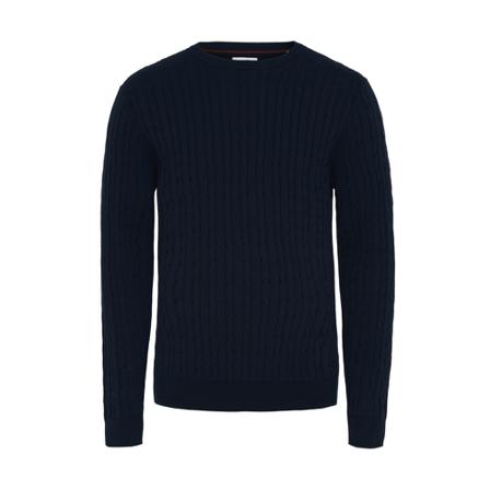Redgreen Jorn Cable Knit Blå, Herre Strik