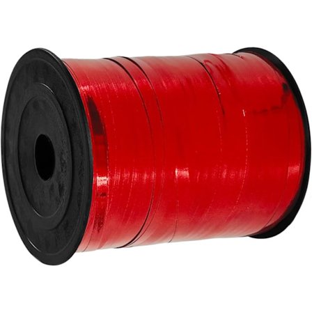 500 meter hvidt krøllebånd 5 mm til balloner, 457 m skinnende krøllet ballonbånd, ballonsnor, partykrøllebånd til gaveindpakning