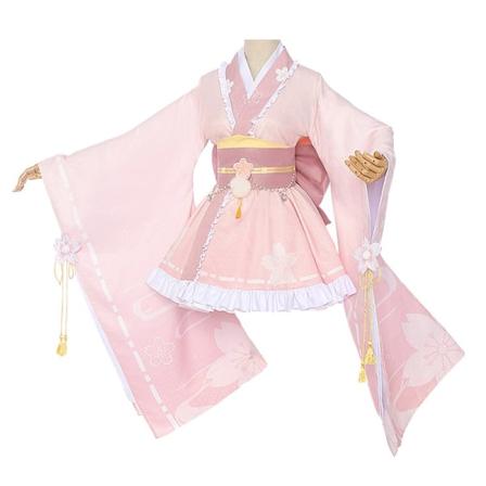 CosDaddy My Hero Academia Uraraka Ochaco Cosplay kostym Vuxna kvinnor Kimono kostymer Halloween kostym Women Suits S
