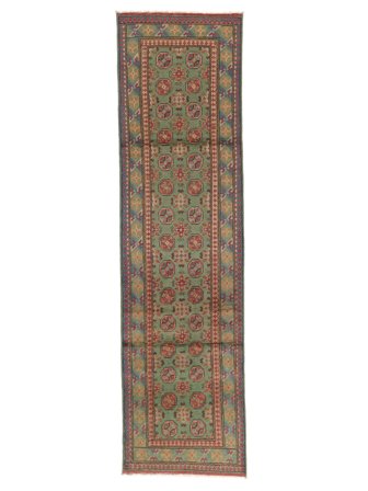Orientalischer Afghan Fine Teppich 79X297 Läufer Wolle, Afghanistan