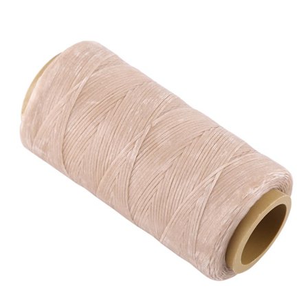 240 meter 150D 1 mm vaxad tråd sladd sömnad för DIY läder handsömnad (beige)