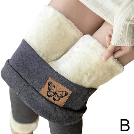 Kvinner Vinter Tykke Leggings Bukser Fleece foret Termisk Stretchy