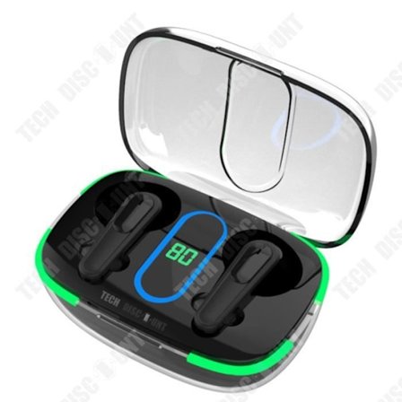 Bluetooth-hörlurar - TD - Trådlös modell - Bluetooth 5.3 - Digital visning - Kompakt