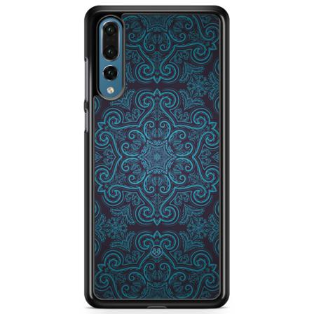 Bjornberry Skal Huawei P20 Pro - Blå Retromönster