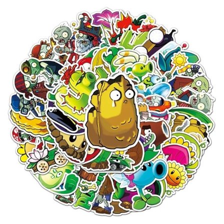 Planter Vs. Zombies Spil Klistermærker Kuffert kuffert Scooter Graffiti Vandtæt Bil Klistermærke