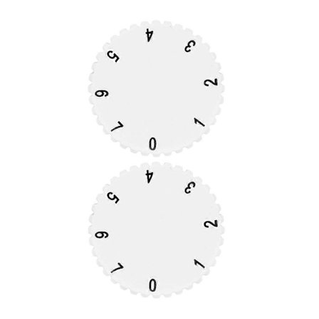 2 stk. Universal Komfurknapper Udskiftninger Kontrolknap til Køleskab Termostat Varmelegeme Udskiftningsknap Plastikknap til Fryser Temperatur Cont[D]