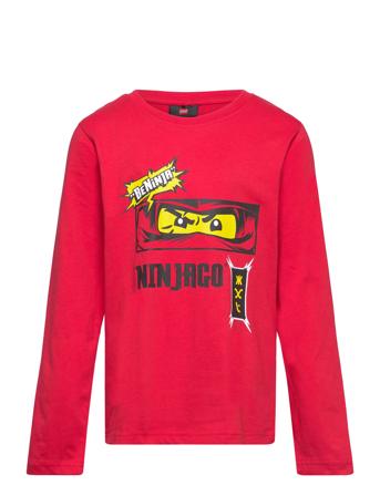 Lwtaylor 608 - T-Shirt L/S T-shirts Long-sleeved T-shirts Rød LEGO Kidswear*Betinget Tilbud