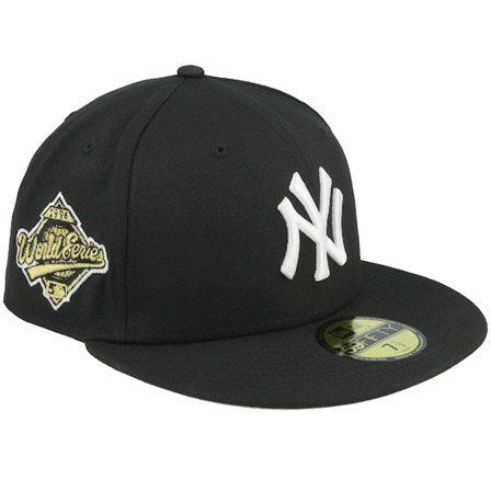 New Era - MLB Preto fitted Boné - New York Yankees 59FIFTY 96 World Series Black/White Fitted @ Hatstore