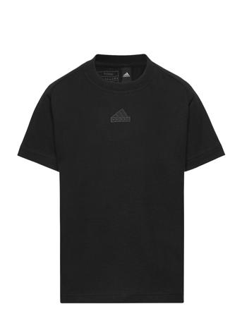 J Z.n.e. Tee T-shirts Short-sleeved Svart Adidas Sportswear*Betinget Tilbud
