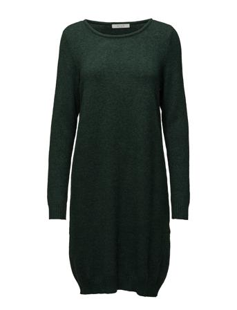 Viril L/S Knit Dress Dresses Knitted Dresses Harmaa Vila