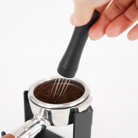 Espresso Kaffesnurra Nålkrydda Kaffepress Distributör Nivå