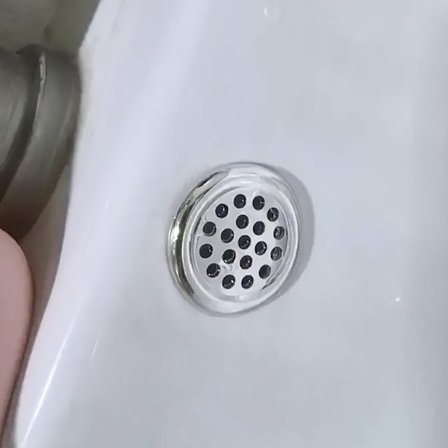 3 stk. Moderne Lækagesikker Overløbsafløb med Dekorativ Knop, Vaskafløbsprop Egnet til Badeværelses- og Køkkenvaske, Nem Installation, Badekar.....