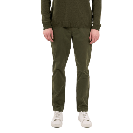 Knowledge Cotton Apparel LUCA slim twill chino pants - GOTS/Vegan Byxor Herr Grön 32 /