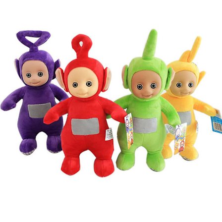 Teletubbies Plyschleksak Sovande Komfortdocka Barn Tidig Pedagogisk Gåva 50cm Gul