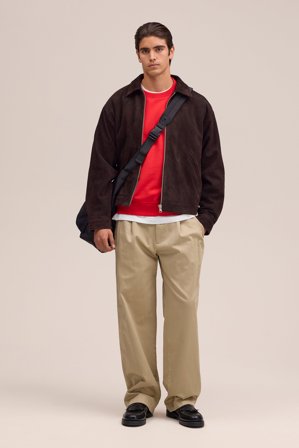 Justin Byxor Herr Khaki Ekologisk Bomull