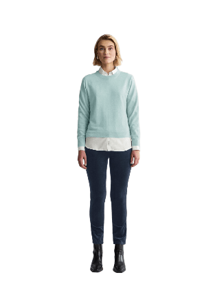 Newhouse Lamullströja Kendell Tröjor Dam Blå XS