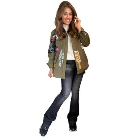 ivy Light Jas , Groen , Dames , Maat: S