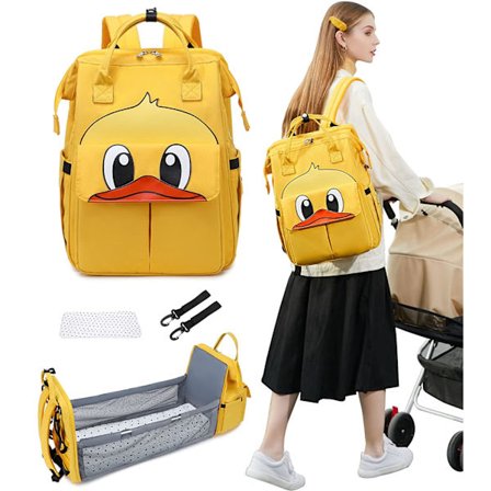 Mamma Bärbar Spjälsäng Ryggsäck med stor kapacitet