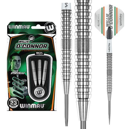 Willie O'Connor Player Edition Tungsten Steel Tip Darts 23g