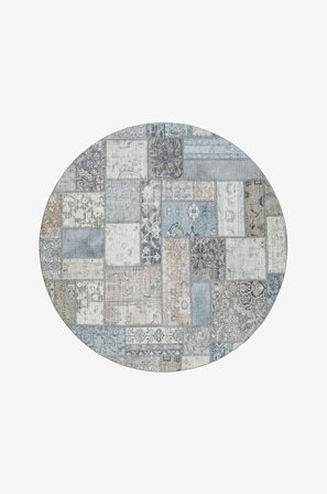 KM Home - Teppe Tarfaya - Blå - Glattvevde tepper - 240 - Fra Homeroom