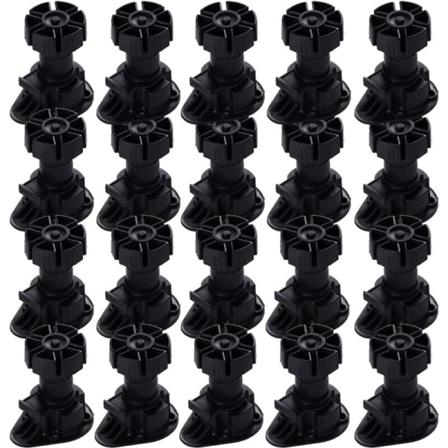 20 kappaletta säädettävää huonekalujalkaa, pohjan kiinnitysklipsi huonekaluihin, keittiökaapin jalat, pöydän jalat huonekalujalat, pohjanupilla 