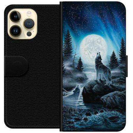 Apple Iphone 14 Pro Max Plånboksfodral Wolf / Varg