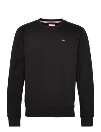 Tjm Regular Fleece C Neck Sweat-shirt Genser Svart Tommy Jeans