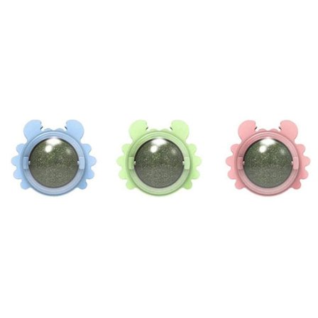 3 stk Kattemynte Veggkule Katteleker Spiselig Kattelikke Leke Kattetyggeleke Tennerensende Kattebitt Leke Rota