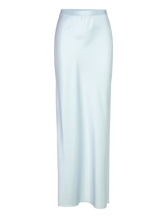 Ahlvar Gallery | Hana Long Logo Satin Skirt | S