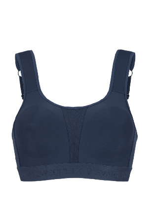 Swegmark Kimberly Iconic Sport-bh Träningskläder Dam Blå 80b