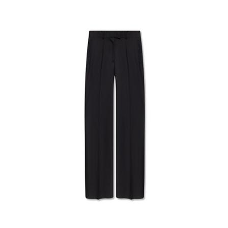 Raf Simons, Pleat-front trousers Zwart, Dames, Maat:S,wol