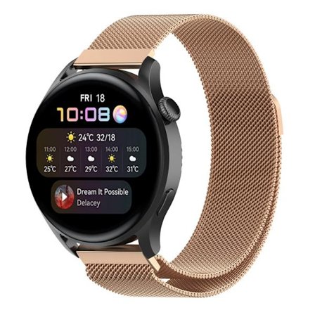 Milanese Loop Armband Huawei Watch 3/3 Pro Rose Guld