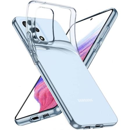 Samsung A23 5G støtdempende silikonetui Simple Transparent