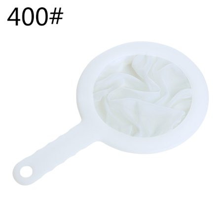 Genanvendelig 100/200/400 super finmasket si-si dørslag med håndtag til honningjuice te sojamælkfilter