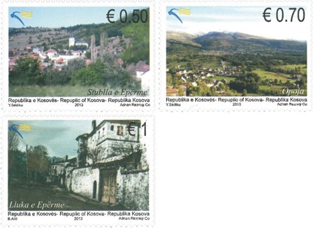 Kosovo - Landsbyer - Postfrisk sæt 3v