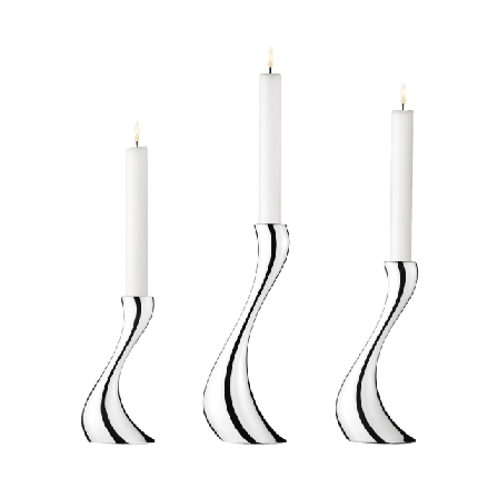 Georg Jensen Ljusstakar, Cobra, 3 st Ljus & ljusstakar ONESIZE