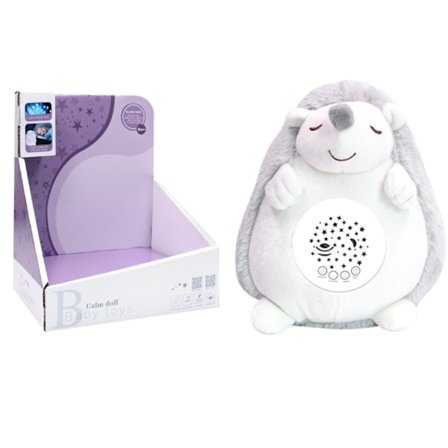 Barnas dyre-stjernehimmel-projektor med lys og musikk enhjørning elefant beroligende dukke plussleketøy