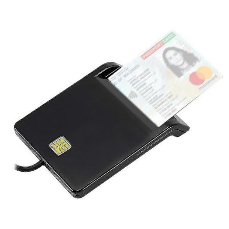 Smart Card Reader Dod Militär Usb Common Access Cac/sim/id/ic Bank/chipkort
