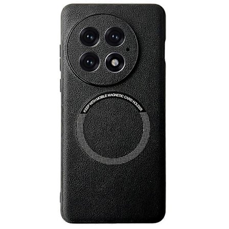 Kompatibel med OnePlus 13 Deksel Anti-Fall PU Lær+TPU Deksel Kompatibel med MagSafe-lingling}