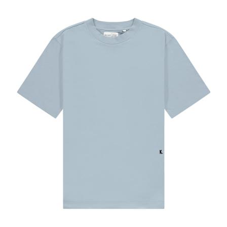 Kultivate, Comfort Studio Tee Blauw, Heren, Maat:M
