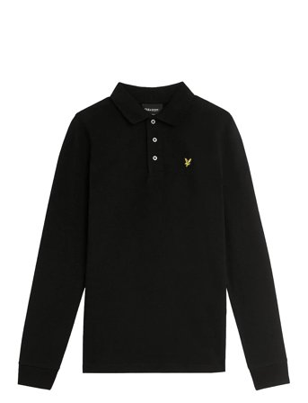 Lyle & Scott Ls Plain Polo Shirt - Black - 152-158