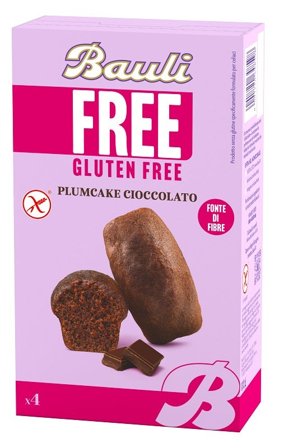 Bauli Free Plumcake Cioccolato 4 Pezzi da 33 g