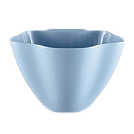 Køkkenskabslåge Hængende Blomsterform Skraldespand Husholdnings Plastik Affaldsboks (Blå)