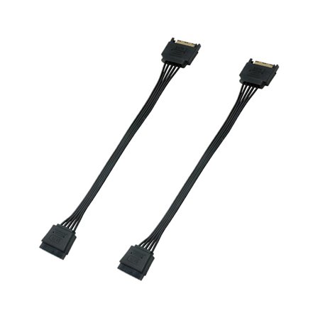 15-stifts hane till 15-stifts hona strömförlängningskabel för flera enheter