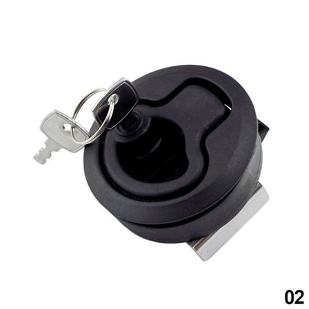 Marine Lukelås for Luke S Størrelse Båt Flush Pull Luke Lås for Yacht RV Camper Dekksluke Sink Legering Båttilbehør~02607