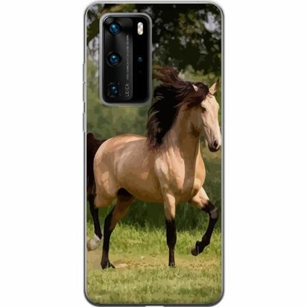 Huawei P40 Pro Genomskinligt Skal Häst