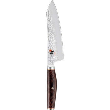 Miyabi ARTISAN 6000MCT Santoku Rocking Japansk Kokkekniv 18cm' - 'Stål og tre