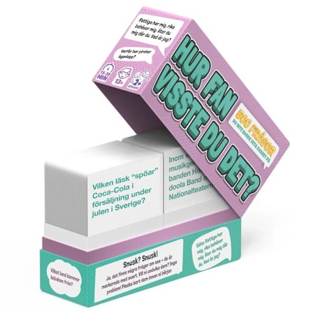 Hur Fan Visste Du det?