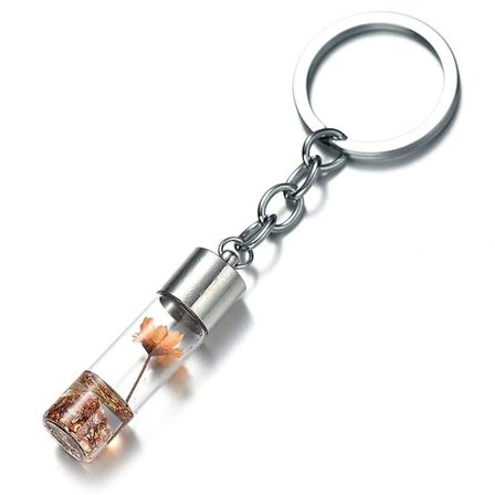 Nøkkelring med blomst