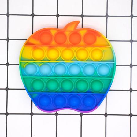Silikondekompressionsleksaker Sensorisk Leksakstänkträning Small Apple
